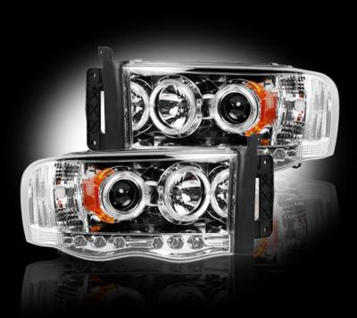 Dodge Ram Recon Projector Headlights - 264191CL