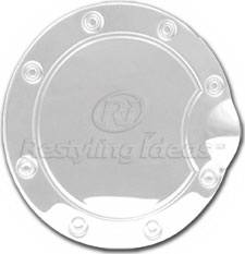 Ford F250 Restyling Ideas Fuel Door Cover - Stainless Steel - 34-SSM-201