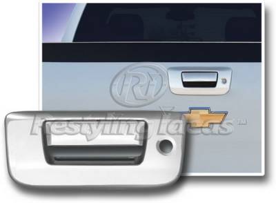 GMC Sierra Restyling Ideas Tailgate Handle Cover with Keyhole - 65225A