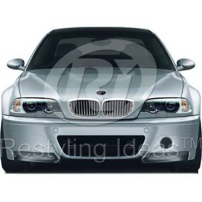 BMW 3 Series 2DR Restyling Ideas Performance Grille - 72-GB-3SE46022-CCS