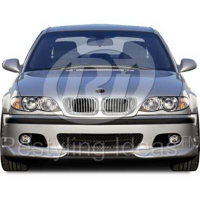 BMW 3 Series 4DR Restyling Ideas Performance Grille - 72-GB-3SE46024-CCS