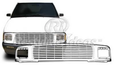 Chevrolet S10 Restyling Ideas Grille - 72-PC-S1094BL