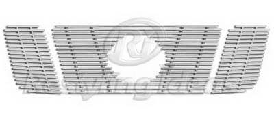 Nissan Titan Restyling Ideas Upper Grille -Stainless Steel Chrome Plated Billet - 72-SB-NITIT08-T