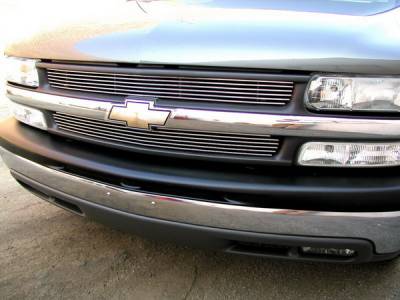 Chevrolet Suburban BG Series Black Billet Upper Grille - 2PC - CHE-1500-BAC