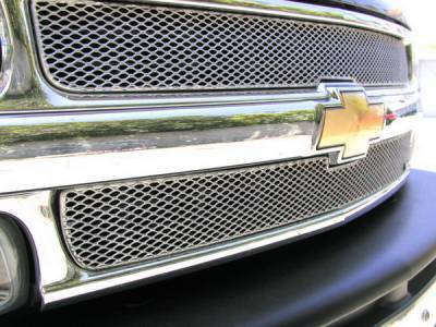 Chevrolet Suburban MX Series Silver Upper Insert Grille - CHE-1500-S