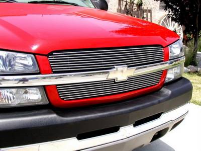 Chevrolet Silverado BG Series Black Billet Upper Grille - 2PC - CHE-1505-BAO