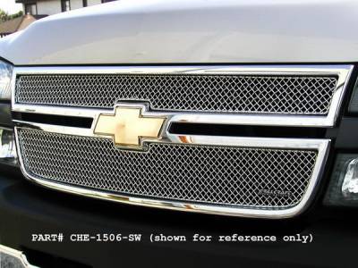 Chevrolet Avalanche SW Series Black Upper Grille - CHE-1505-SW