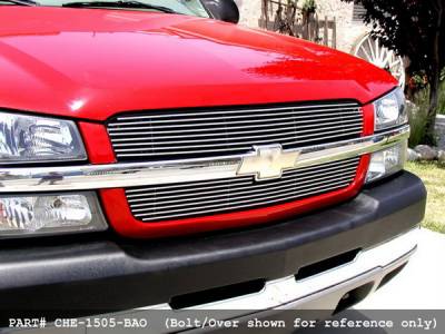 Chevrolet Silverado BG Series Black Billet Upper Grille - 2PC - CHE-1506-BAO