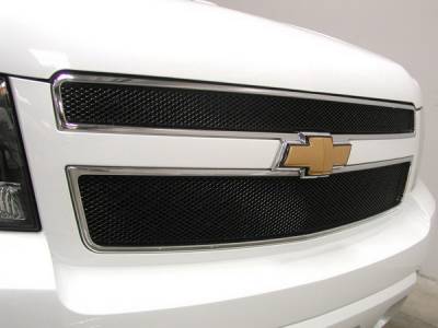 Chevrolet Avalanche MX Series Black Upper Grille - 2PC - CHE-1507-B