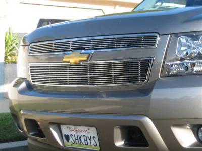 Chevrolet Suburban BG Series Black Billet Upper Grille - 2PC - CHE-1507-BAO