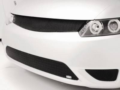 Honda Civic 2DR MX Series Black Upper Grille - HON-1143-B