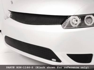 Honda Civic 2DR MX Series Silver Lower Grille - HON-1144-S