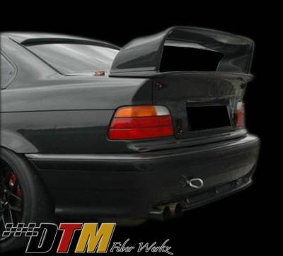 BMW 3 Series DTM Fiberwerkz LTW Style High Spoiler - E36LTWHIGH