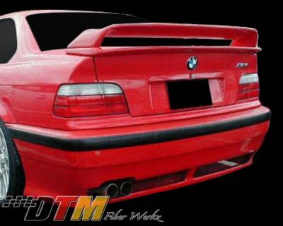 BMW 3 Series DTM Fiberwerkz LTW Style Low Spoiler - E36LTWLOW