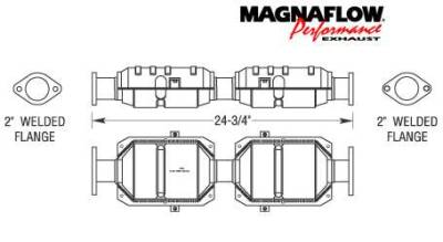MagnaFlow Direct Fit Catalytic Converter - 23250