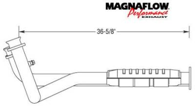 MagnaFlow Direct Fit Front Catalytic Converter - 43470