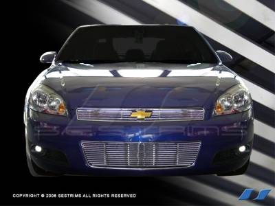 Chevrolet Impala SES Trim Billet Grille - 304 Chrome Plated Stainless Steel - Top & Bottom - CG143