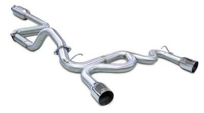 Stainless Steel Cat-Back Exhaust Dual Tip System - DTS9101