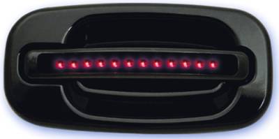 Cadillac Escalade IPCW LED Door Handle - Rear - Black without Key Hole - 1 Pair - CLR99B18R