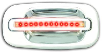 Cadillac Escalade IPCW LED Door Handle - Rear - Chrome without Key Hole - 1 Pair - CLR99C18R