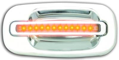 Chevrolet Suburban IPCW LED Door Handle - Front - Chrome - Right Side without Key Hole - 1 Pair - CLY99C18F1