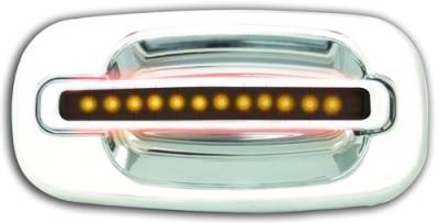 Chevrolet Silverado IPCW LED Door Handle - Front - Chrome - Right Side without Key Hole - 1 Pair - CLY99S18F1