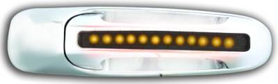 Dodge Ram IPCW LED Door Handle - Rear - Chrome without Key Hole - 1 Pair - DLY02S04R