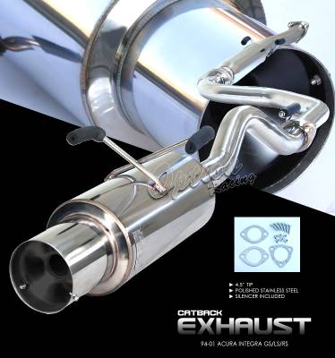 Acura Integra Option Racing Cat-Back Exhaust - 41-10102