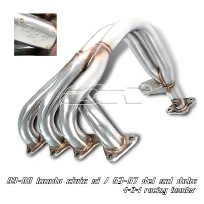 Honda Civic Option Racing Racing Exhaust Header - 43-20121