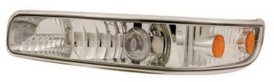 Chevrolet Silverado IPCW Projector Park Signals - Front with Amber Reflector - 1 Pair - CWC-CE16-A