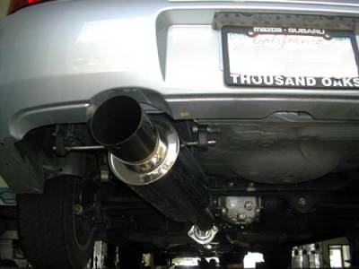 Honda Civic HB Megan Racing Drift Spec Style Cat-Back Exhaust System - MR-CBS-HC96HB-B