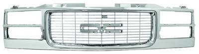 Chevrolet Suburban IPCW Chrome Grille - Dual Sealed Beam - CWG-GR0307M0C