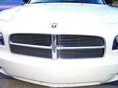 Dodge Charger IPCW Billet Grille - Bolt-On - 1PC - CWOB-06CHA