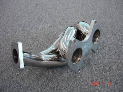 Mazda RX-7 Megan Racing Exhaust Manifold - T-304 Stainless Steel - MR-SSH-MRX93