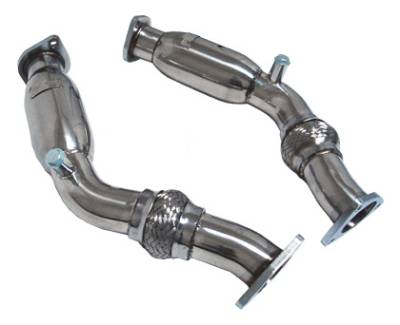 Infiniti G35 Megan Racing Exhaust Downpipe - T304 Stainless Steel - MR-SSDP-N3Z