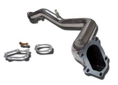 Subaru WRX Megan Racing Exhaust Downpipe - T304 Stainless Steel - MR-SSDP-SI023