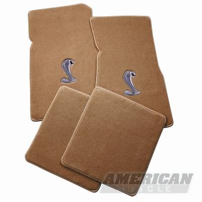 Ford Mustang Lloyd Mats Parchment Cobra Floor Mats - 93003