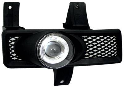 Ford F150 In Pro Carwear Halo Projector Fog Lights - CWF-501C2