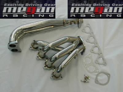 Honda Prelude Megan Racing Exhaust Header - T304 Stainless Steel - MR-SSH-HP92VT