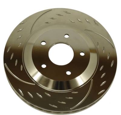 SP Performance - Mercedes-Benz ML SP Performance Diamond Slot Vented Front Rotors - D28-4924 - Image 2