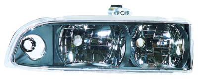 Chevrolet S10 IPCW Headlights - Diamond Cut - 1 Pair - CWS-308B2