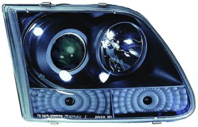 Ford F150 IPCW Headlights - Projector with Rings - 1 Pair - CWS-501B2