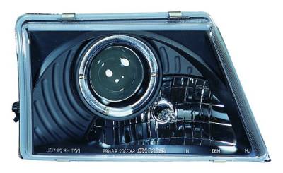 Ford Ranger IPCW Headlights - Projector with Rings - 1 Pair - CWS-506B2