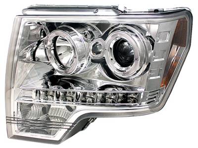 Ford F150 In Pro Carwear Projector Headlights - CWS-568C2