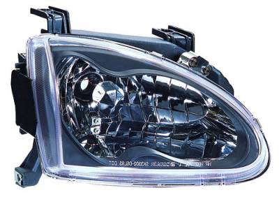 Honda Del Sol IPCW Headlights - Diamond Cut - 1 Pair - CWS-740B2