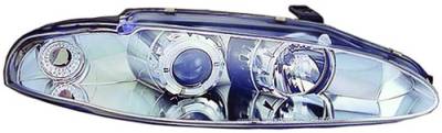 Mitsubishi Eclipse IPCW Headlights - Projector with Rings - 1 Pair - CWS-903C2