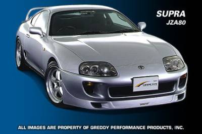 Toyota Supra Greddy Gracer Aero-Style Front Lip Spoiler - Fiber Reinforced Plastic - 17010021