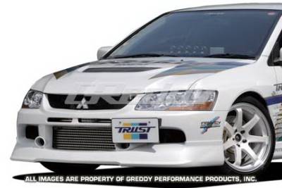 Mitsubishi Lancer Greddy Gracer Aero-Style Lancer Front Lip - Urethane - 17030013