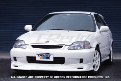 Honda Civic Greddy Gracer Aero-Style Front Lip Spoiler - Urethane - 17050042