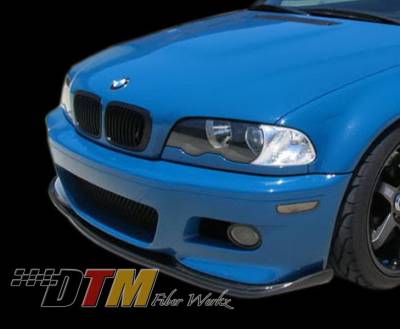 BMW 3 Series DTM Fiberwerkz M3 HM Style Front Lip - E46M3HMLIP CFRP